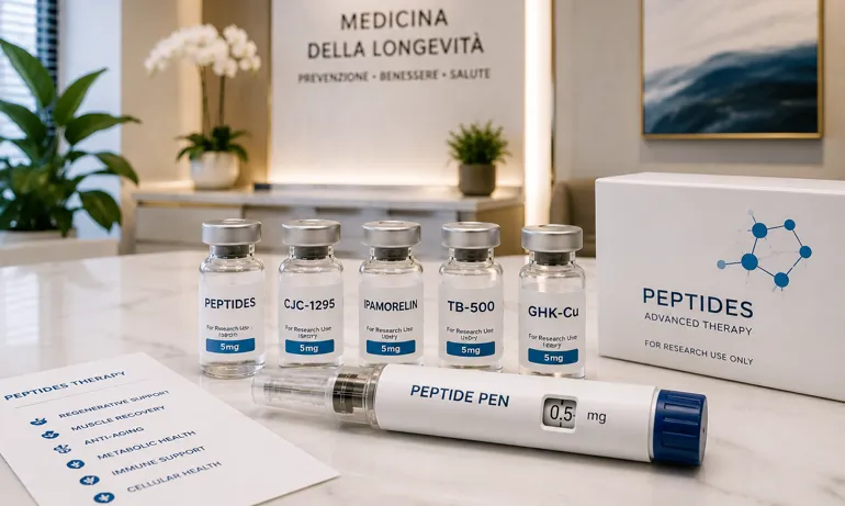 Peptidi: la nuova frontiera della Medicina della Longevit